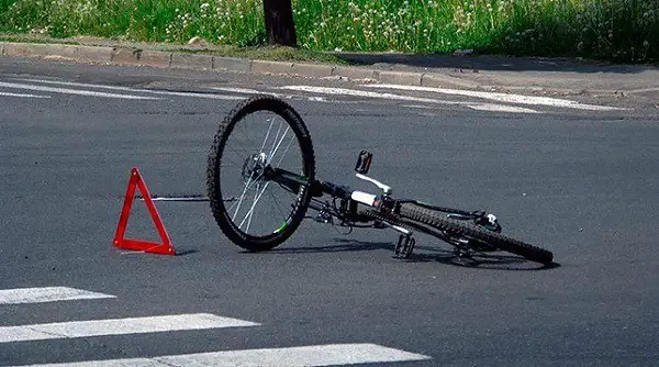 Accidente con un ciclista
