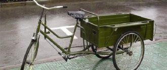 Bicicleta de carga: características y tipos