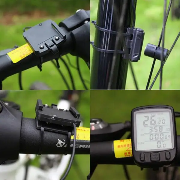 Instrucciones para colocar un velocímetro en una bicicleta
