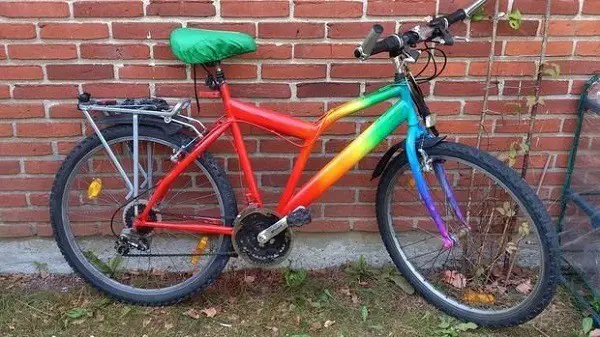 cómo pintar una bicicleta
