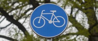 Señalización del carril bici: aspecto y normas