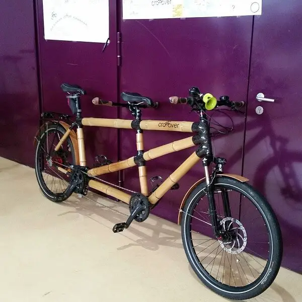 ruedas de bicicleta tándem