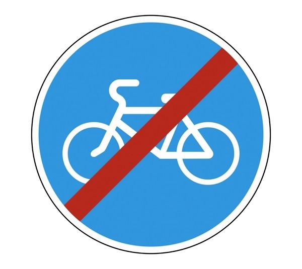 objetivo de la señal de carril bici