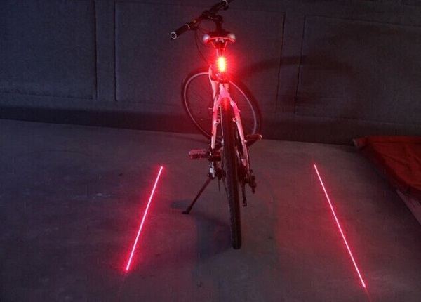 Luz inferior para la bicicleta