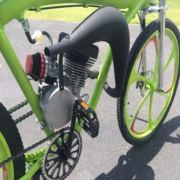 las ventajas de un motor de gasolina para una bicicleta