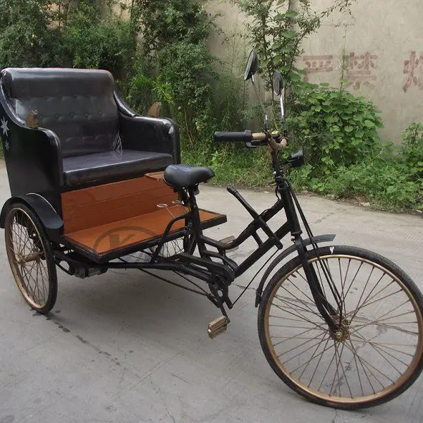 asiento de rickshaw de bicicleta