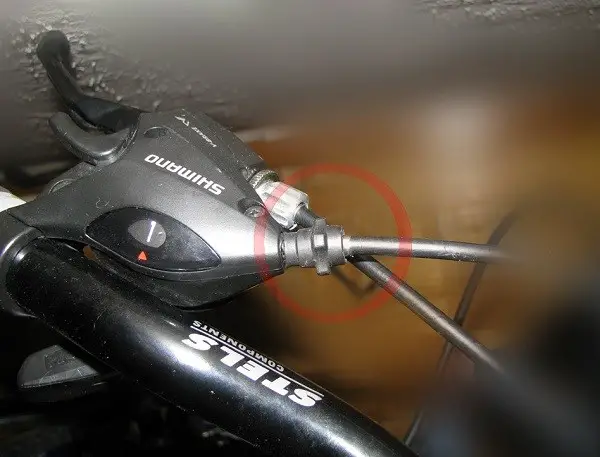cable de desviador de bicicleta shimano