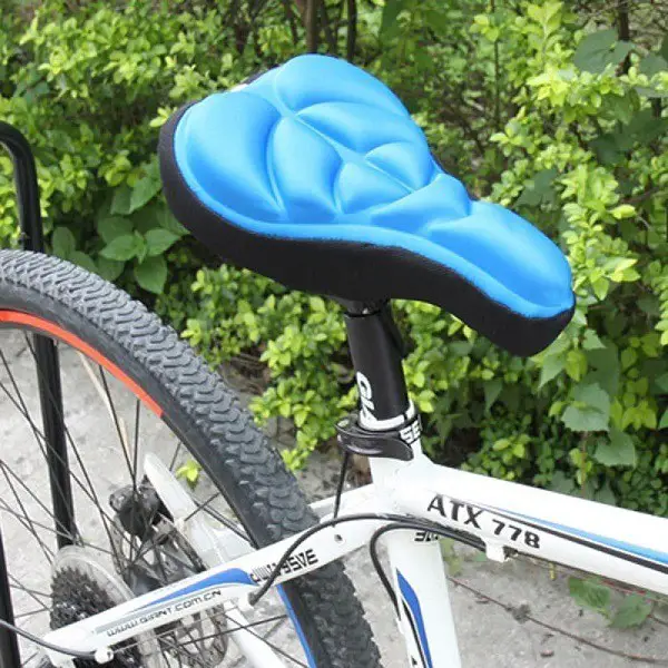 sillín de bicicleta con almohadillas de gel