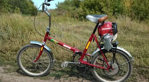 Bicicleta con motor de recorte con sus propias manos - cómo hacerla